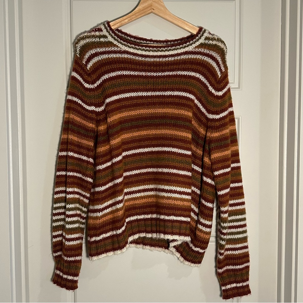 Wooden Ships‎ Striped Sweater Size S/M